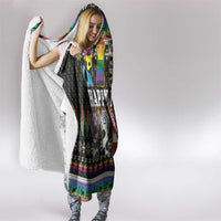 Pride Cat LGBT Hooded Blanket Happy Purride Christmas - Cute Pet Rainbow Flag