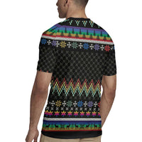 Pride Cat LGBT Rugby Jersey Happy Purride Christmas - Cute Pet Rainbow Flag - Wonder Print Shop