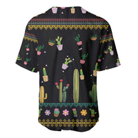 Cacuts Christmas Baseball Jersey Cactus What the Fucculent - Wonder Print Shop