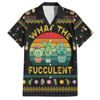 Cacuts Christmas Hawaiian Shirt Cactus What the Fucculent - Wonder Print Shop