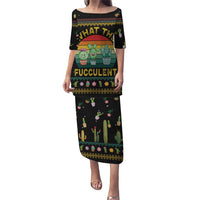 Cacuts Christmas Puletasi Cactus What the Fucculent - Wonder Print Shop