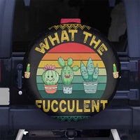 Cacuts Christmas Spare Tire Cover Cactus What the Fucculent - Wonder Print Shop