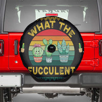 Cacuts Christmas Spare Tire Cover Cactus What the Fucculent - Wonder Print Shop