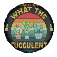 Cacuts Christmas Spare Tire Cover Cactus What the Fucculent - Wonder Print Shop