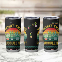Cacuts Christmas Tumbler Cup Cactus What the Fucculent - Wonder Print Shop