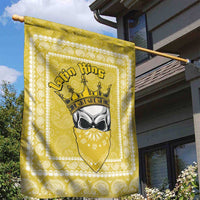 Latin King Garden Flag Paisley Pattern Yellow - Wonder Print Shop