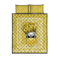 Latin King Quilt Bed Set Paisley Pattern Yellow - Wonder Print Shop