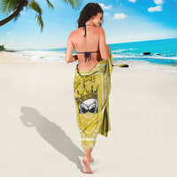Latin King Sarong Paisley Pattern Yellow - Wonder Print Shop