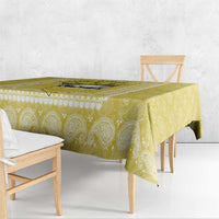 Latin King Tablecloth Paisley Pattern Yellow - Wonder Print Shop