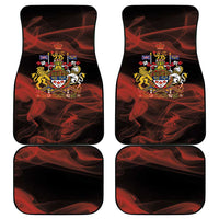 Canada Flag Coat of Arms Car Mats Light Wave Abstract Style