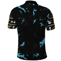 Christmas Dinosaur Unicorn Polo Shirt Ride Hard or Go Home - Wonder Print Shop