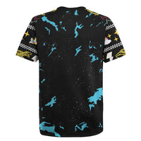 Christmas Dinosaur Unicorn Rugby Jersey Ride Hard or Go Home - Wonder Print Shop