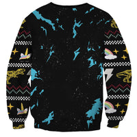 Christmas Dinosaur Unicorn Sweatshirt Ride Hard or Go Home - Wonder Print Shop