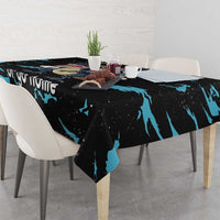 Christmas Dinosaur Unicorn Tablecloth Ride Hard or Go Home - Wonder Print Shop