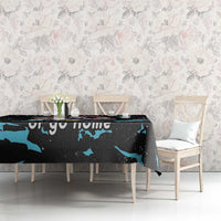 Christmas Dinosaur Unicorn Tablecloth Ride Hard or Go Home - Wonder Print Shop