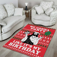 Christian Party Area Rug God Christmas It's My Birthday - Wonder Print Shop