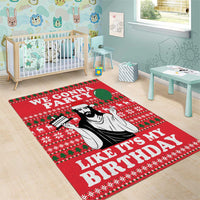Christian Party Area Rug God Christmas It's My Birthday - Wonder Print Shop