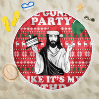 Christian Party Beach Blanket God Christmas It's My Birthday - Wonder Print Shop
