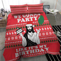Christian Party Bedding Set God Christmas It's My Birthday - Wonder Print Shop