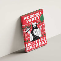 Christian Party Canvas Wall Art God Christmas It's My Birthday - Wonder Print Shop