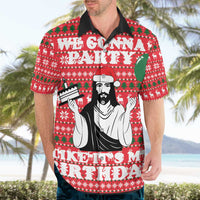 Christian Party Hawaiian Shirt God Christmas It's My Birthday - Wonder Print Shop