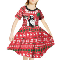 Christian Party Kid Short Sleeve Dress God Christmas It's My Birthday - Wonder Print Shop
