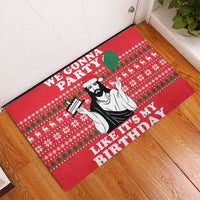 Christian Party Rubber Doormat God Christmas It's My Birthday - Wonder Print Shop