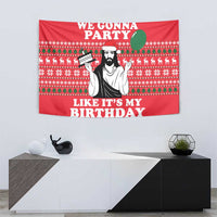 Christian Party Tapestry God Christmas It's My Birthday - Wonder Print Shop