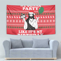 Christian Party Tapestry God Christmas It's My Birthday - Wonder Print Shop