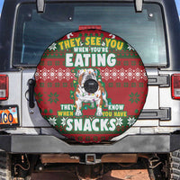 Bulldog Snacks Christmas Spare Tire Cover They Know You Have Snacks - Wonder Print Shop