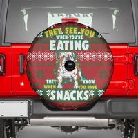 Bulldog Snacks Christmas Spare Tire Cover They Know You Have Snacks - Wonder Print Shop