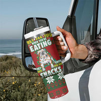 Bulldog Snacks Christmas Tumbler With Handle They Know You Have Snacks - Wonder Print Shop