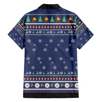 Bear Christmas Family Matching Off The Shoulder Long Sleeve Dress and Hawaiian Shirt Camping I Hate People - Wonder Print Shop