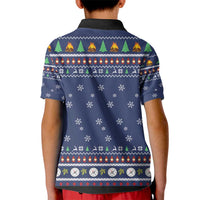 Bear Christmas Kid Polo Shirt Camping I Hate People - Wonder Print Shop