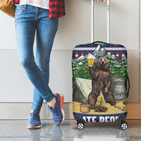 Bear Christmas Luggage Cover Camping I Hate People - Wonder Print Shop
