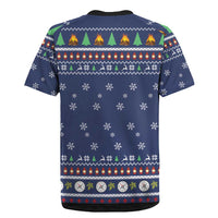 Bear Christmas Rugby Jersey Camping I Hate People - Wonder Print Shop