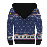 Bear Christmas Sherpa Hoodie Camping I Hate People - Wonder Print Shop