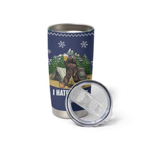 Bear Christmas Tumbler Cup Camping I Hate People - Wonder Print Shop