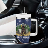Bear Christmas Tumbler With Handle Camping I Hate People - Wonder Print Shop