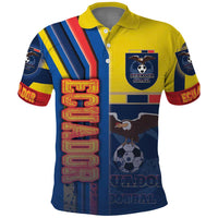Ecuador Football Polo Shirt La Tricolor Soccer - Road To Champion - Wonder Print Shop