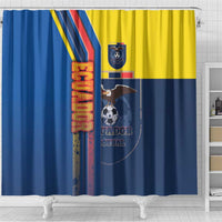 Ecuador Football Shower Curtain La Tricolor Soccer - Road To Champion