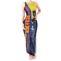 Ecuador Football Tank Maxi Dress La Tricolor Soccer - Road To Champion - Wonder Print Shop