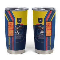 Ecuador Football Tumbler Cup La Tricolor Soccer - Road To Champion - Wonder Print Shop