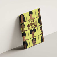 The Melanin Bunch Canvas Wall Art Africa Black People
