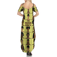 The Melanin Bunch Family Matching Summer Maxi Dress and Hawaiian Shirt Africa Black People