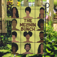 The Melanin Bunch Garden Flag Africa Black People