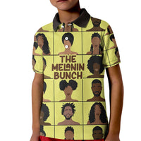 The Melanin Bunch Kid Polo Shirt Africa Black People