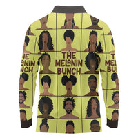 The Melanin Bunch Long Sleeve Polo Shirt Africa Black People