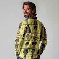 The Melanin Bunch Long Sleeve Polo Shirt Africa Black People