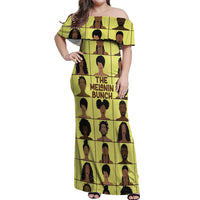 The Melanin Bunch Off Shoulder Maxi Dress Africa Black People